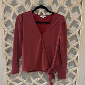 A New Day Wrap Blouse